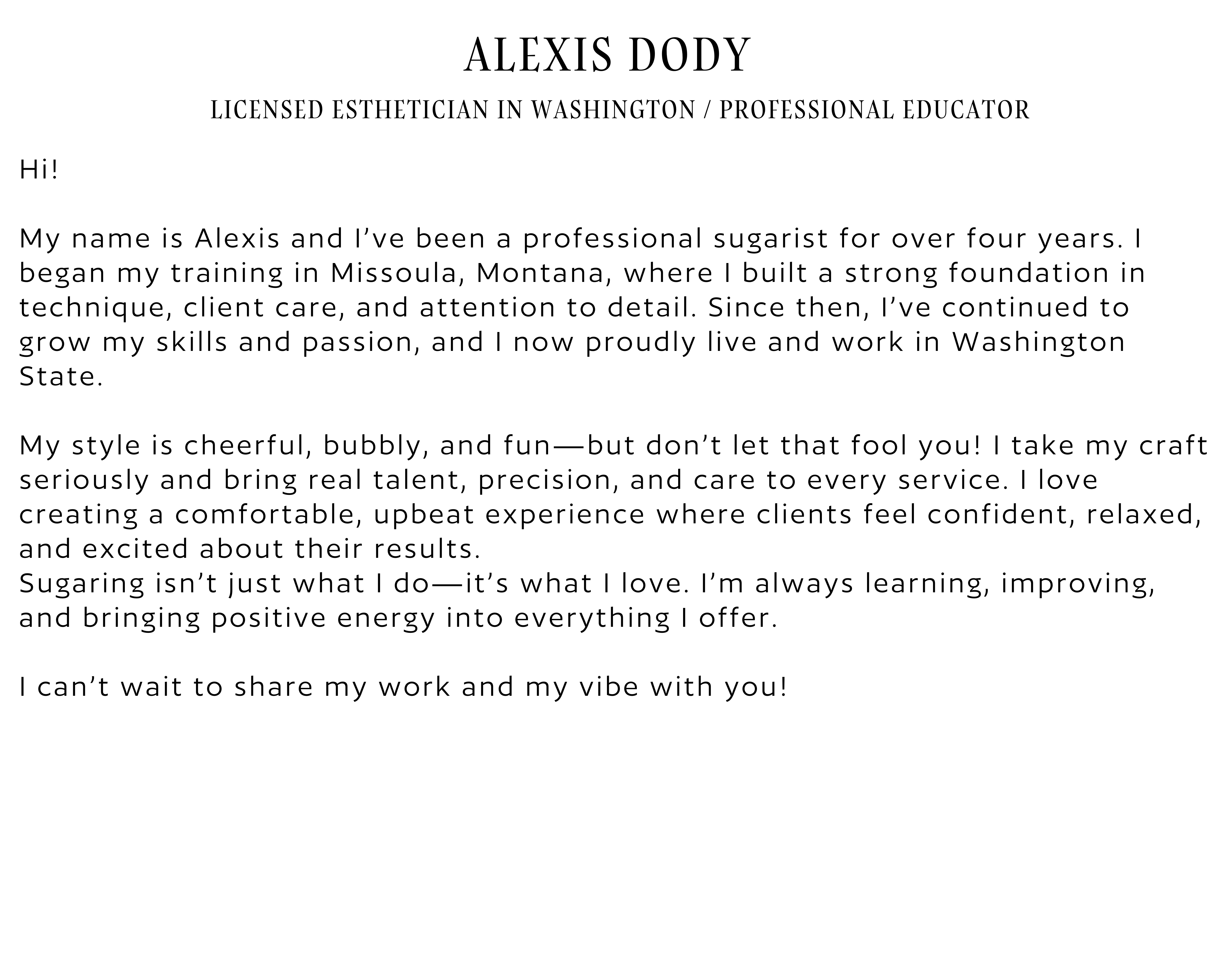 Lakewood, Washington - Sugaring Certificate Courses