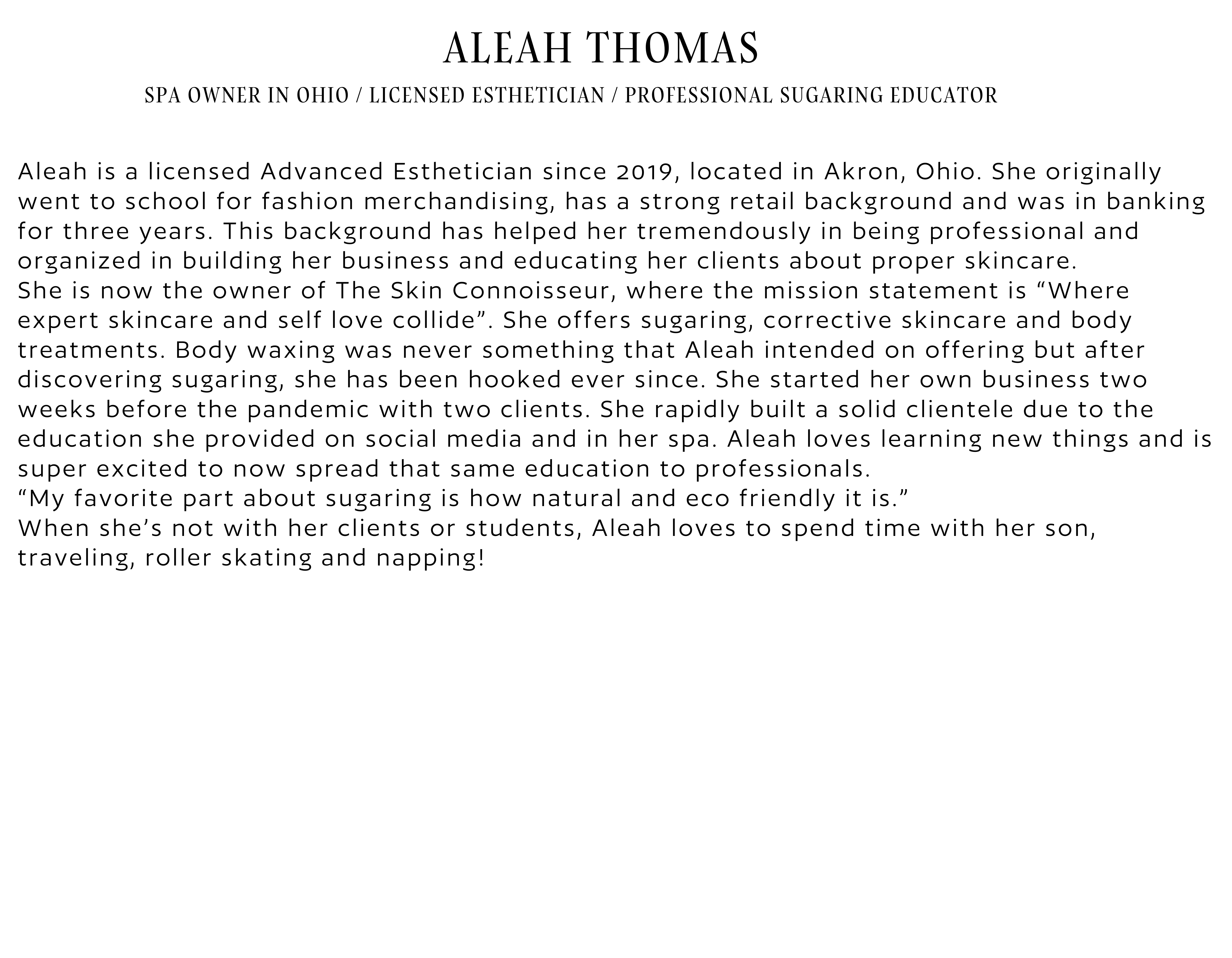 Akron, Ohio - Sugaring Certificate Courses