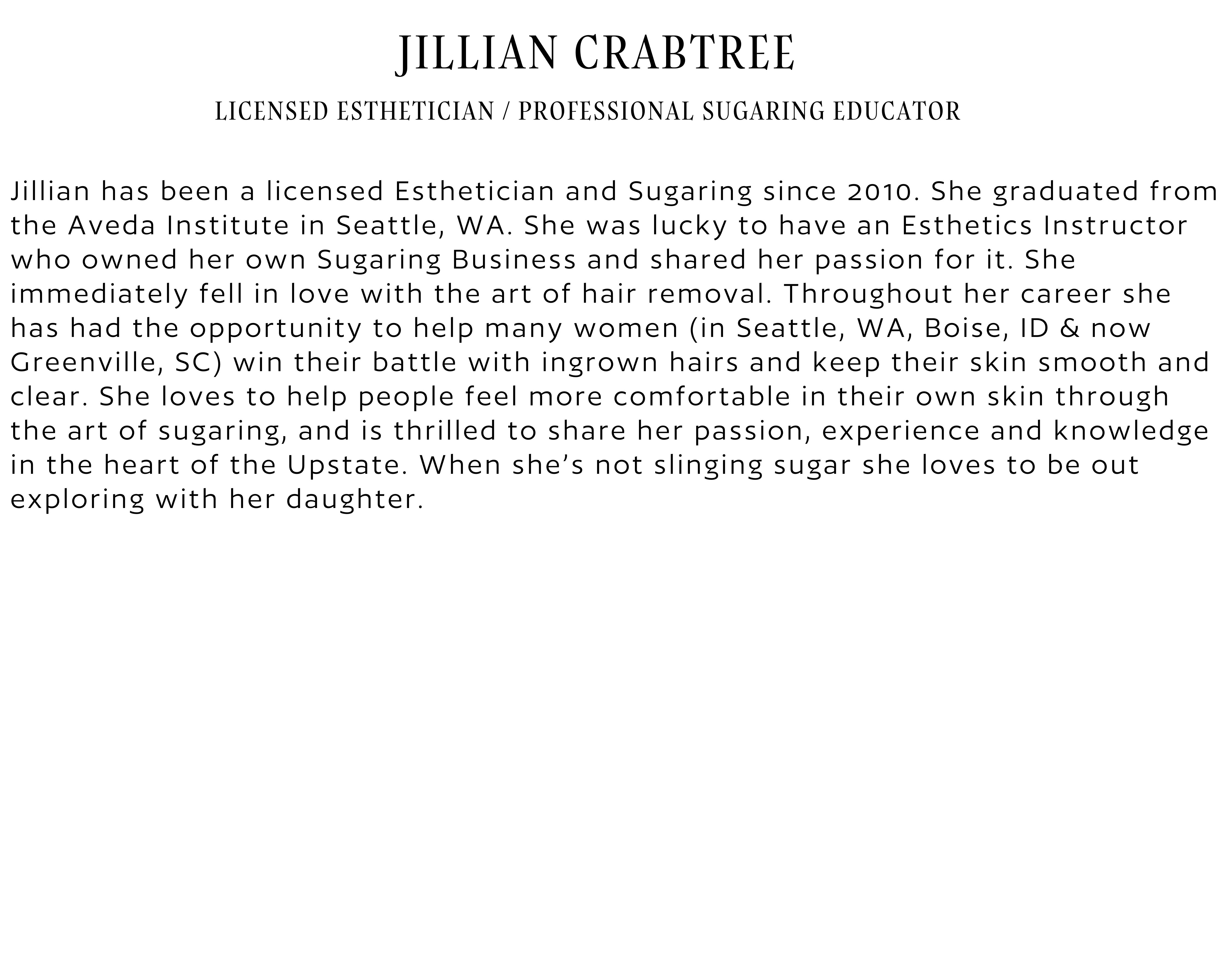 Greenville, South Carolina - Sugaring Certificate Courses