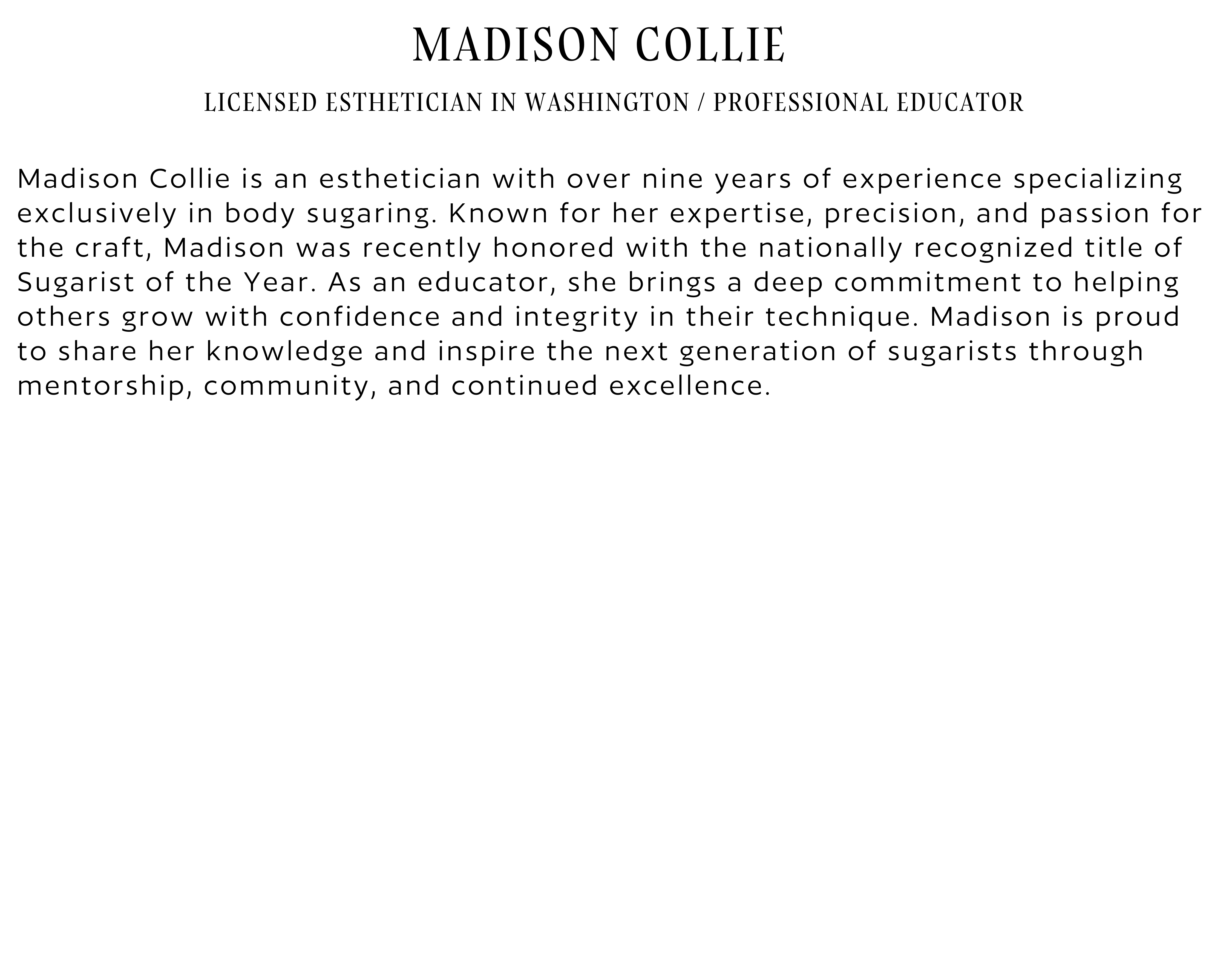 Mount Vernon, Washington - Sugaring Certificate Courses